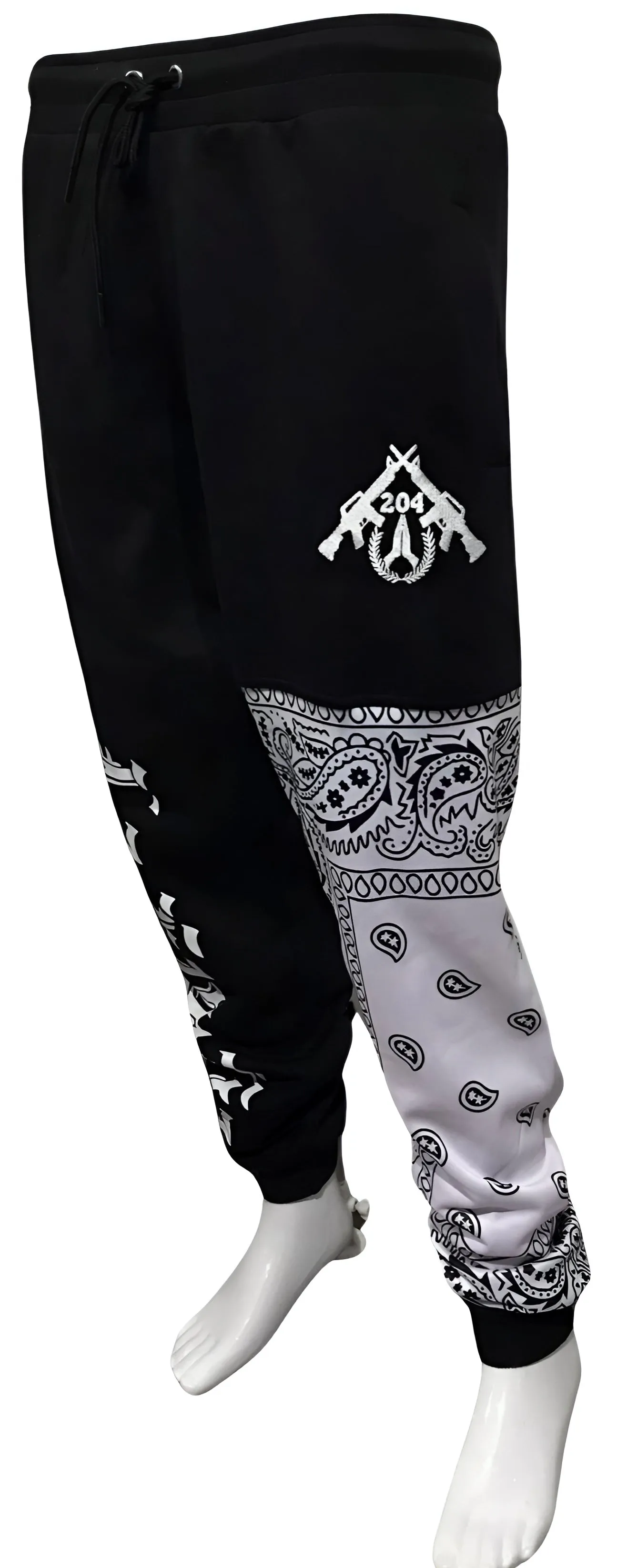 ^204 LA FAMILIA^ ~TEAM AK~ LUX JOGGER SWEATPANTS (EMBROIDERED LOGO)