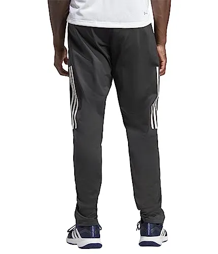 adidas Men's 3-Stripes Knitted Tennis Pants, Black