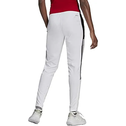 adidas womens Tiro 21 Track Pants White/Black 2X