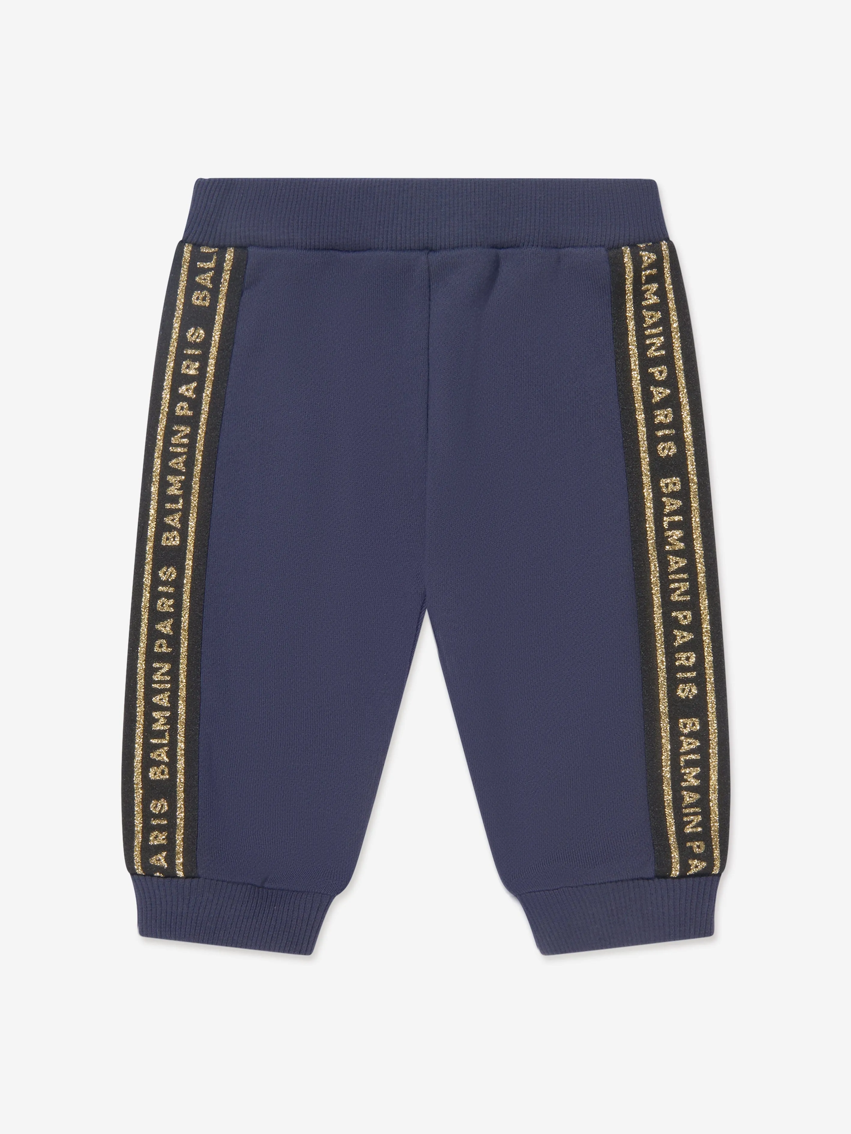 Balmain Baby Logo Joggers in Navy