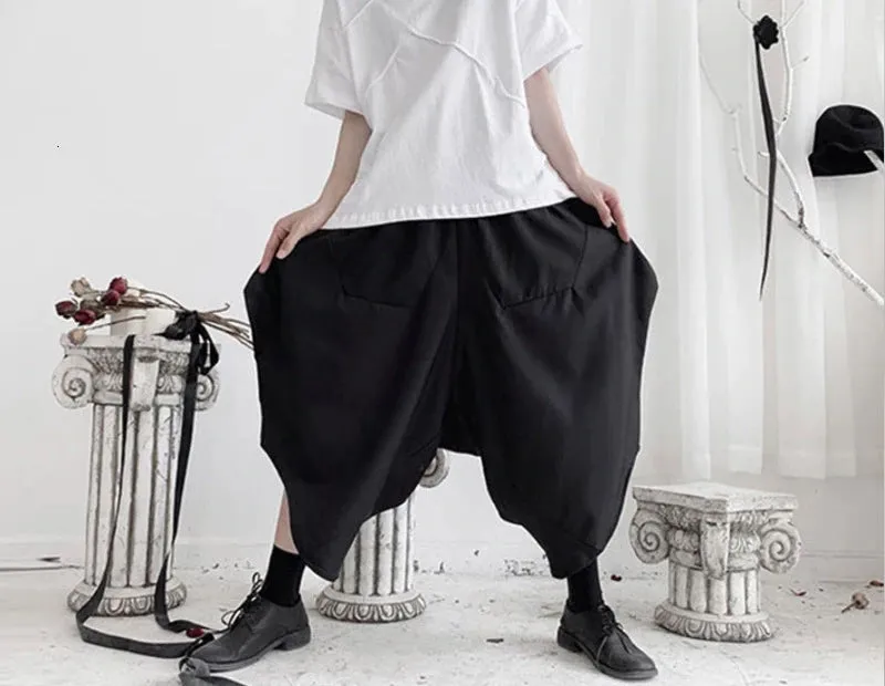 Black Harem Pants Womens