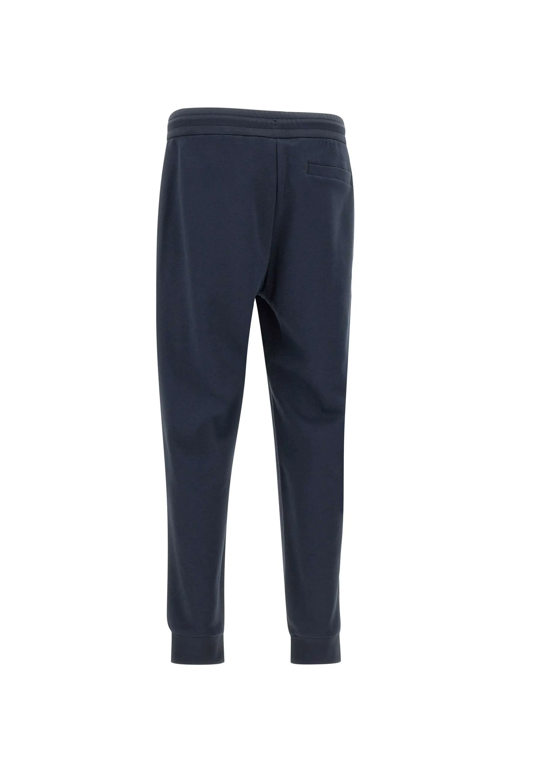 Blue Cotton Jogger with Drawstring