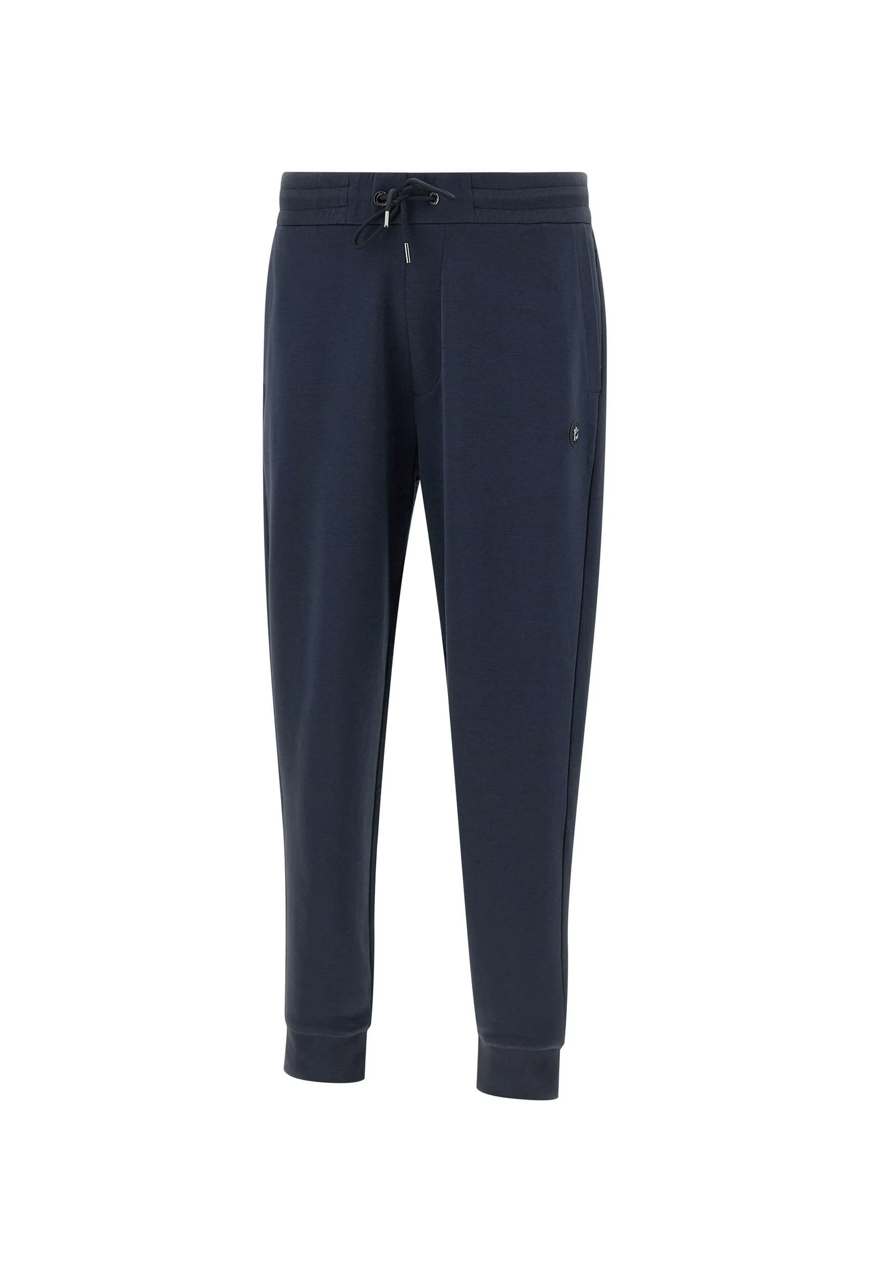 Blue Cotton Jogger with Drawstring