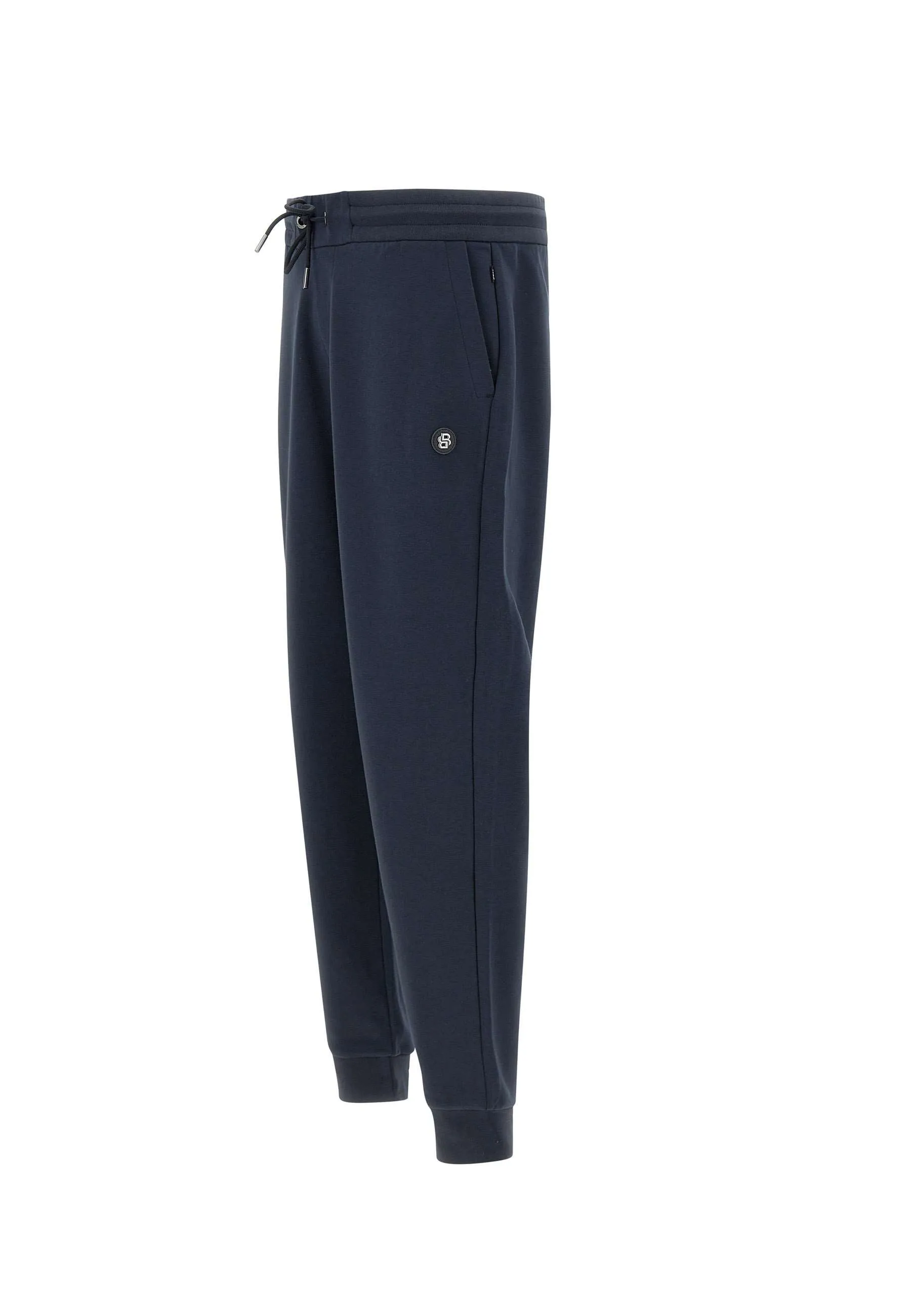 Blue Cotton Jogger with Drawstring