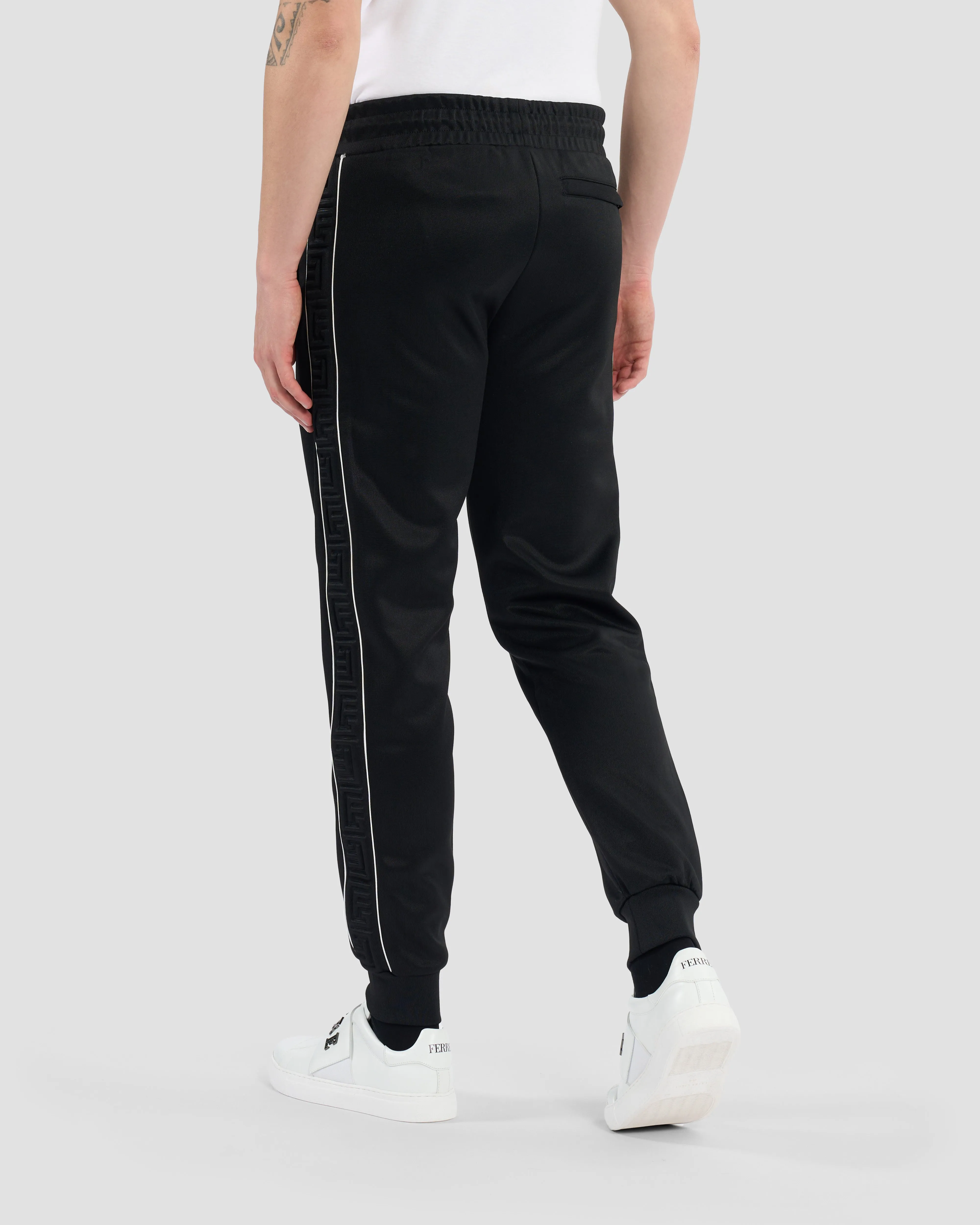 Brand Embossed Track Pants