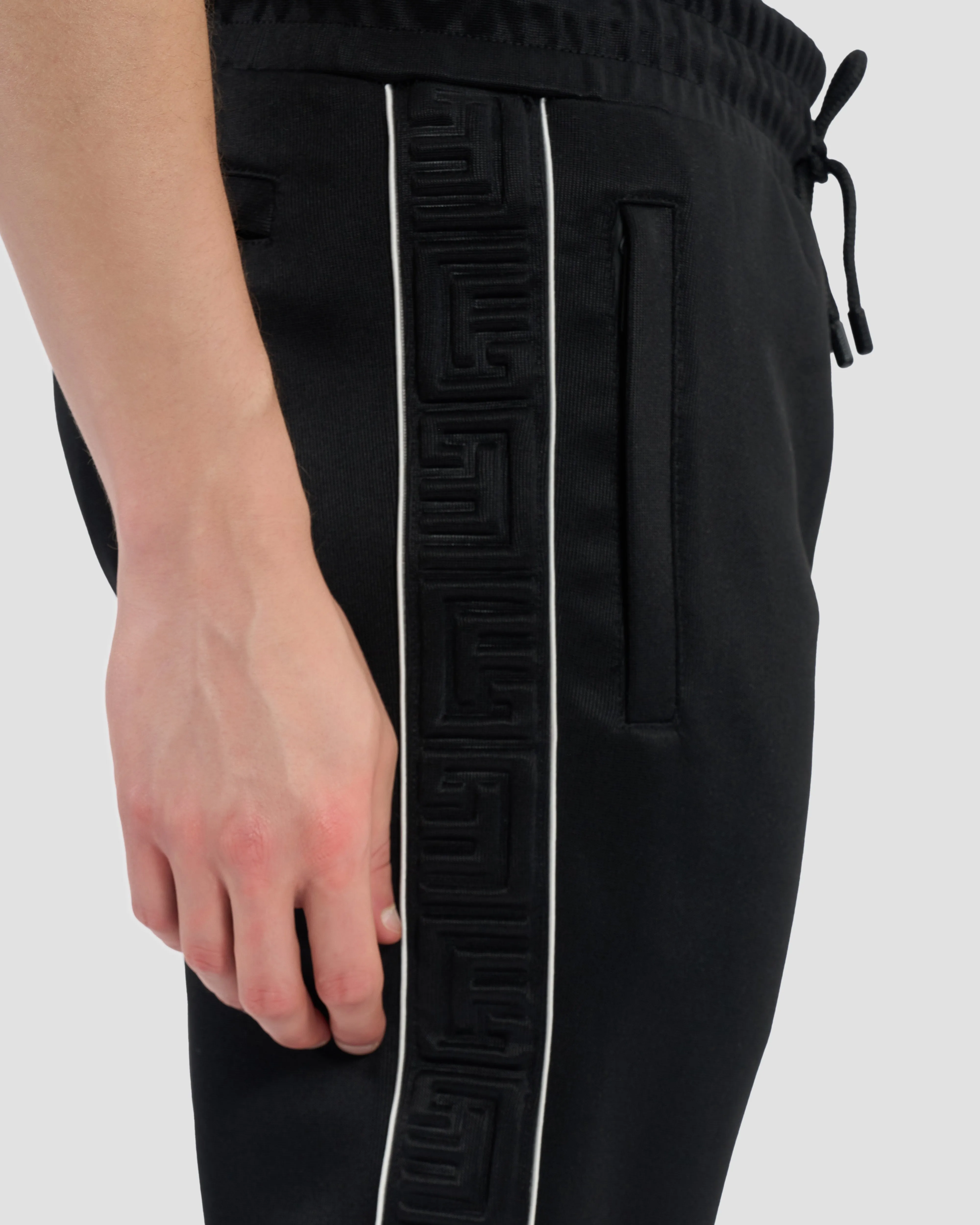 Brand Embossed Track Pants