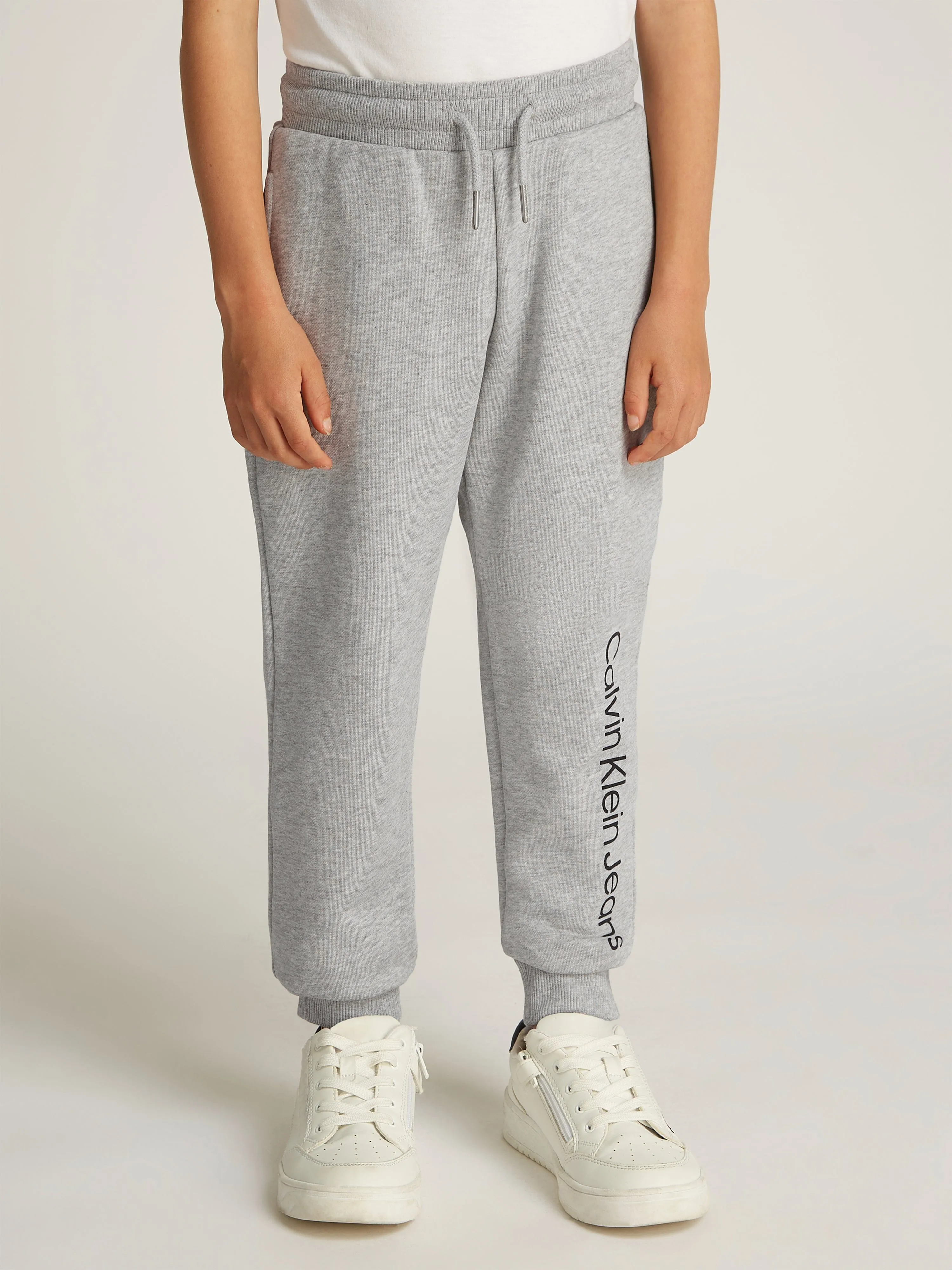 Calvin Klein Kids Logo Joggers in Grey