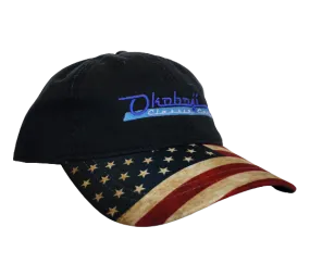 CAP VINTAGE FLAG ON BILL