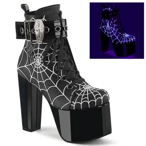 Demonia Torment-51 Lace-Up Front Ankle Boot