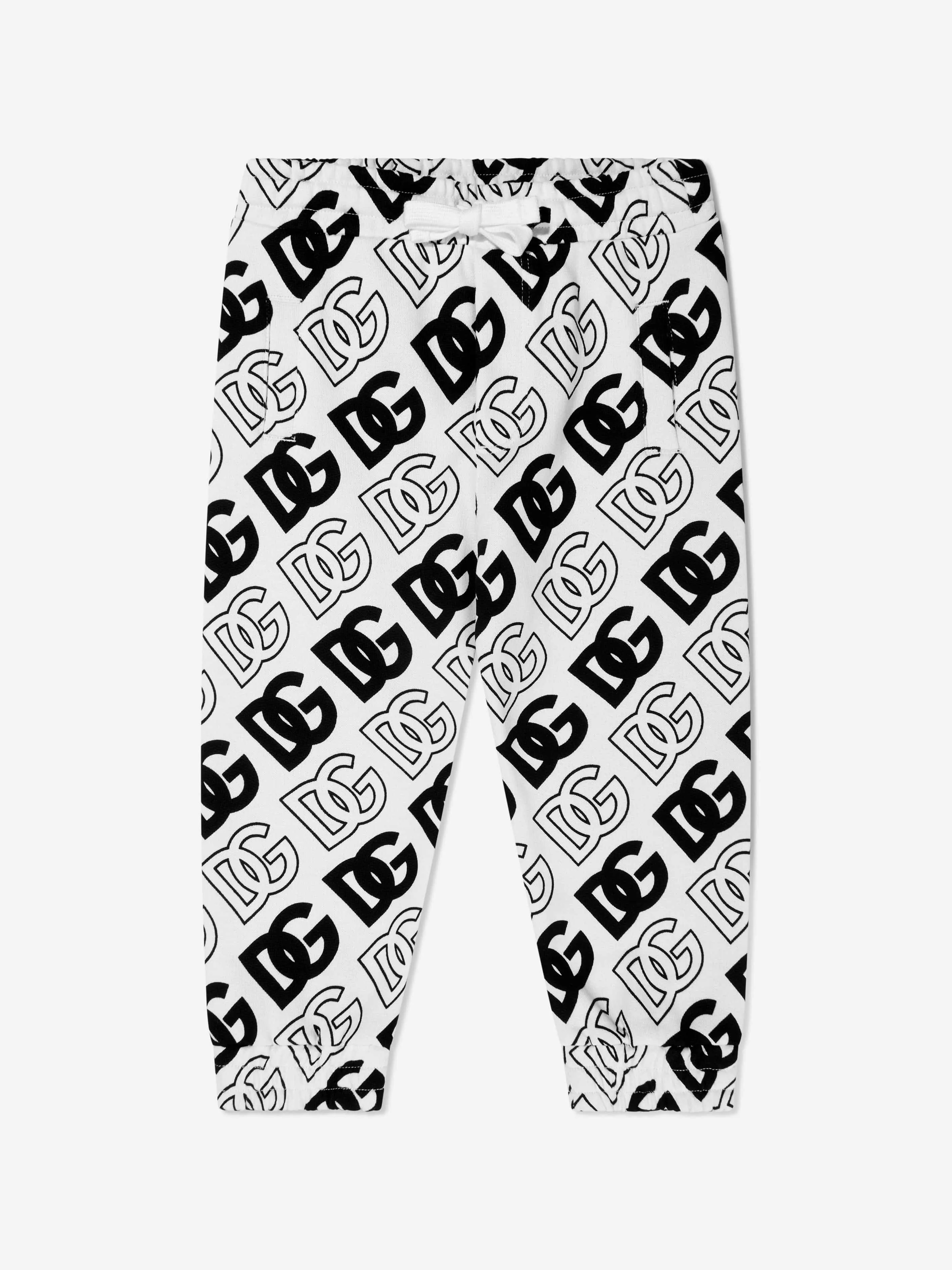 Dolce & Gabbana Baby All Over Logo Print Joggers