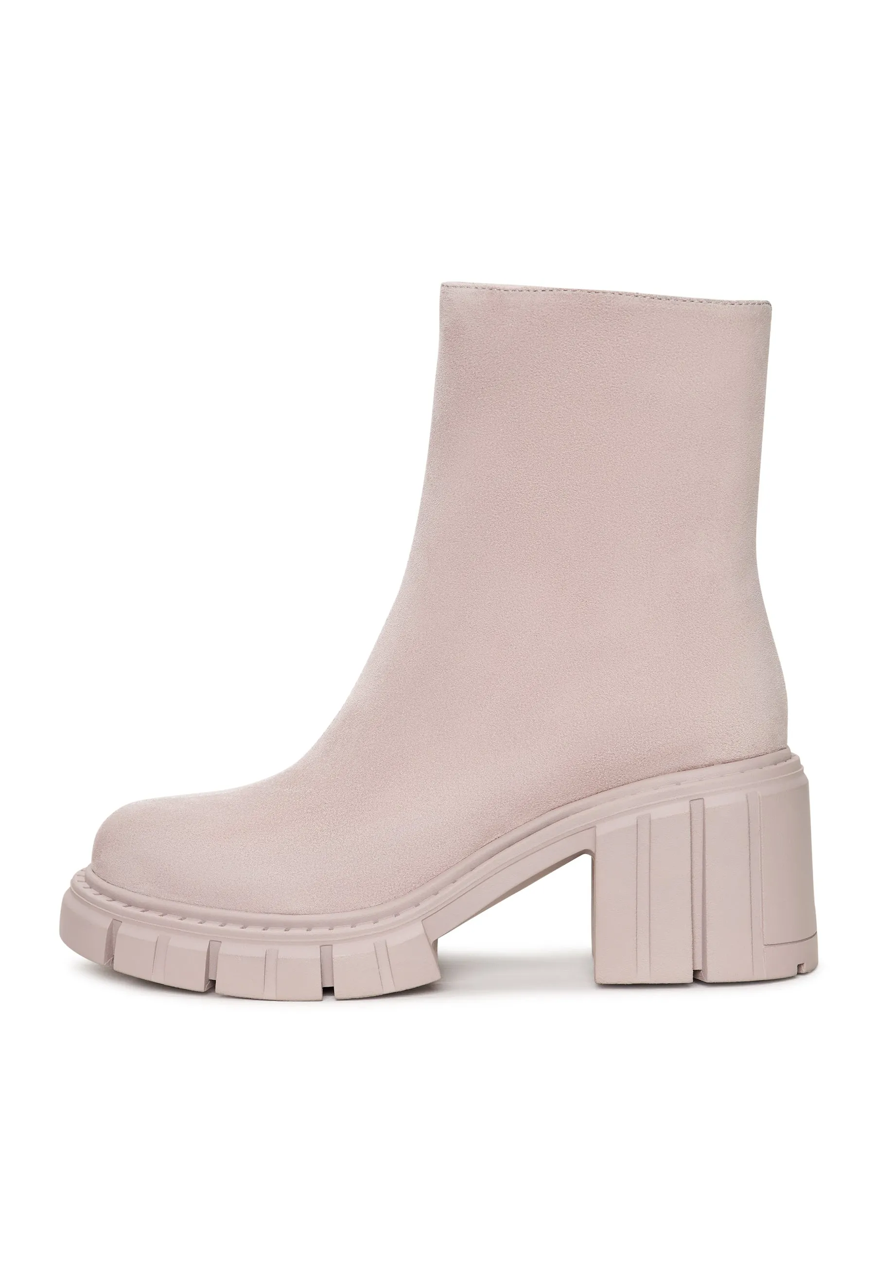 Dynamic Chunky Heel Boots Gio - Beige