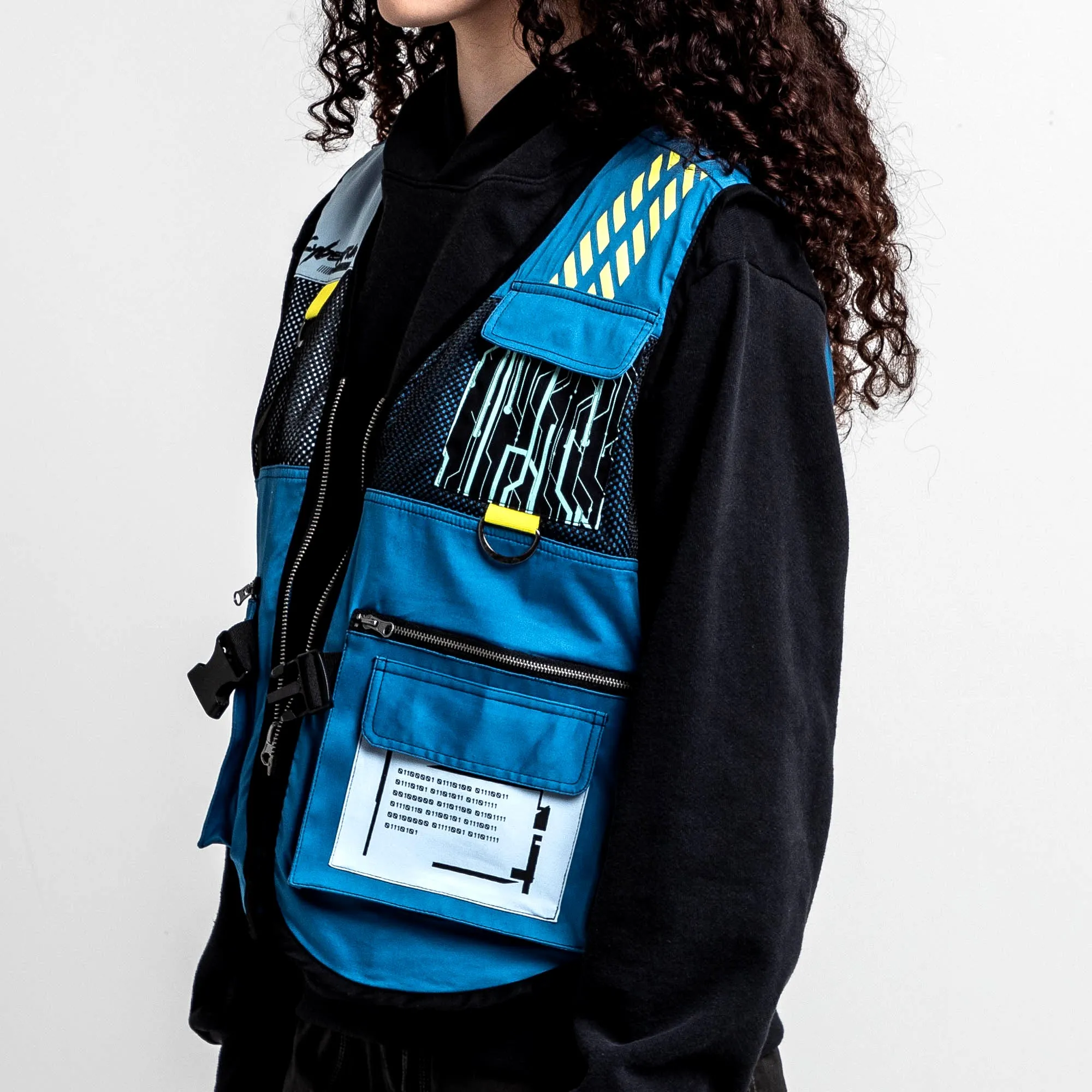 Edgerunner Blue Utility Vest