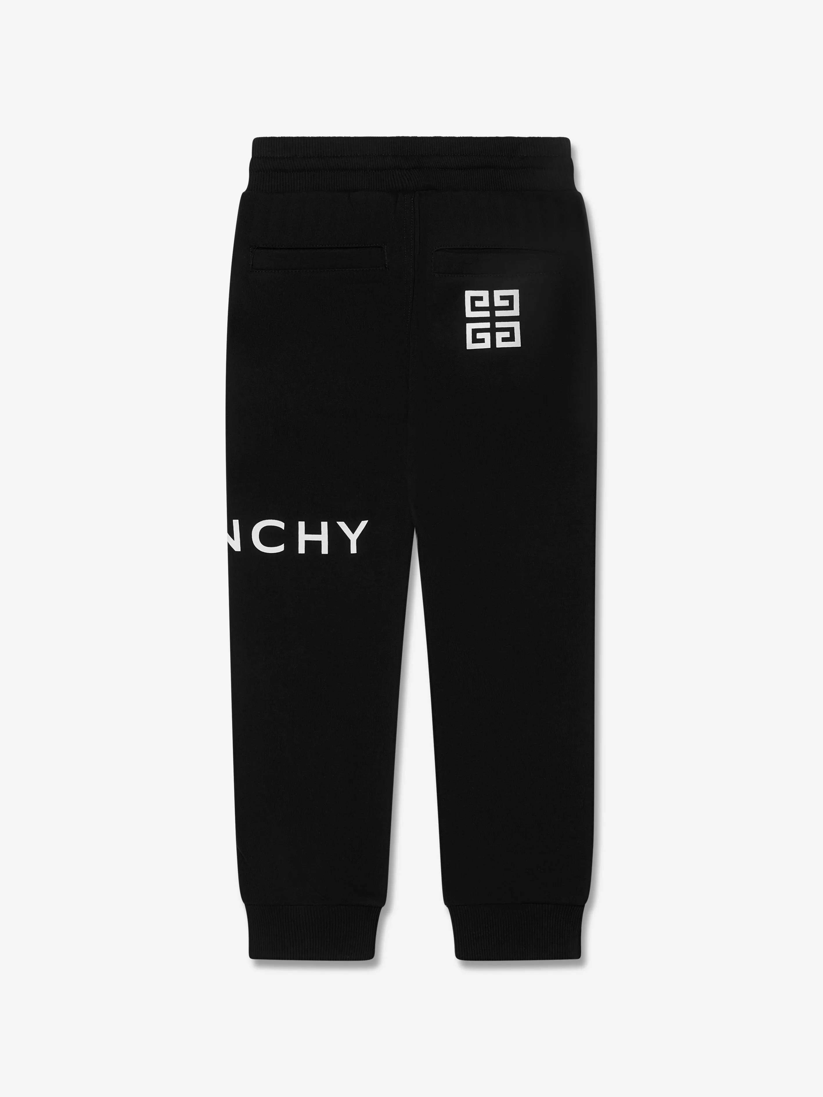 Givenchy Boys Logo Print Joggers in Black