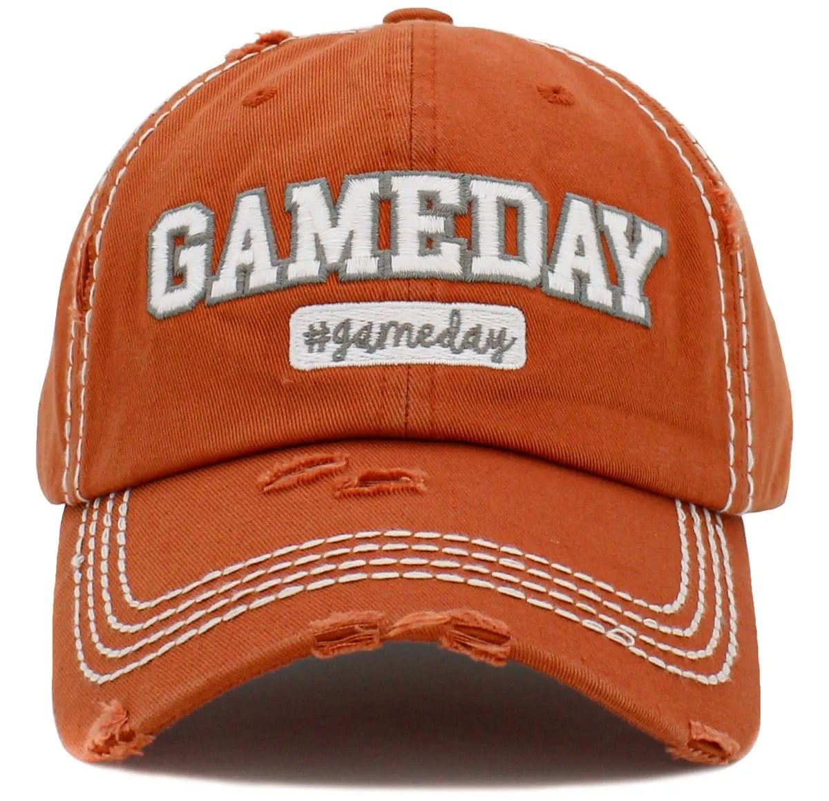 KBV1454 "Game Day" Washed Vintage Ballcap Hat