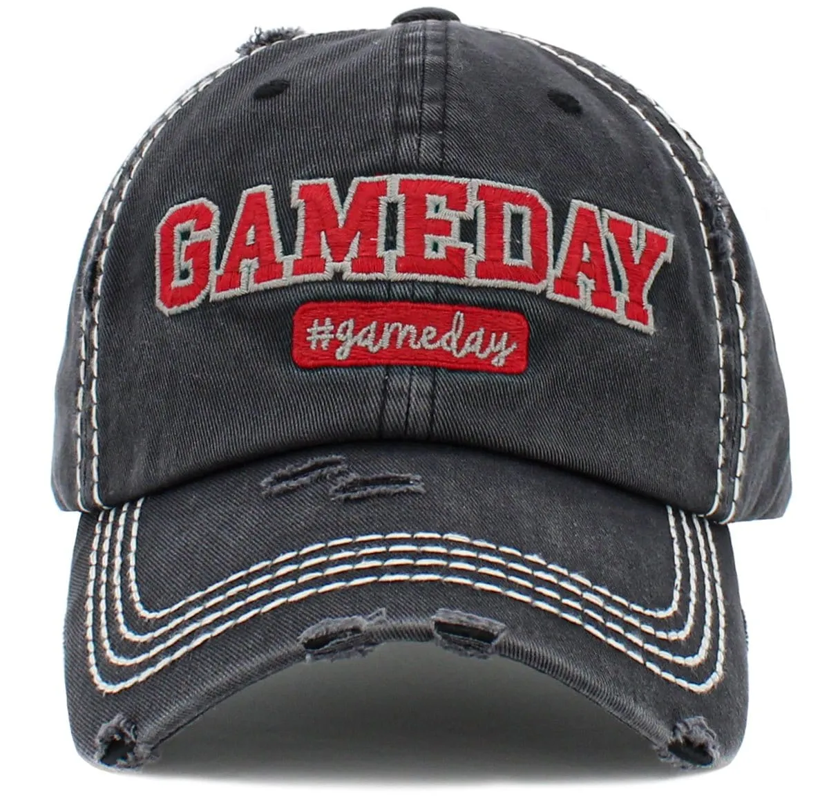 KBV1454 "Game Day" Washed Vintage Ballcap Hat