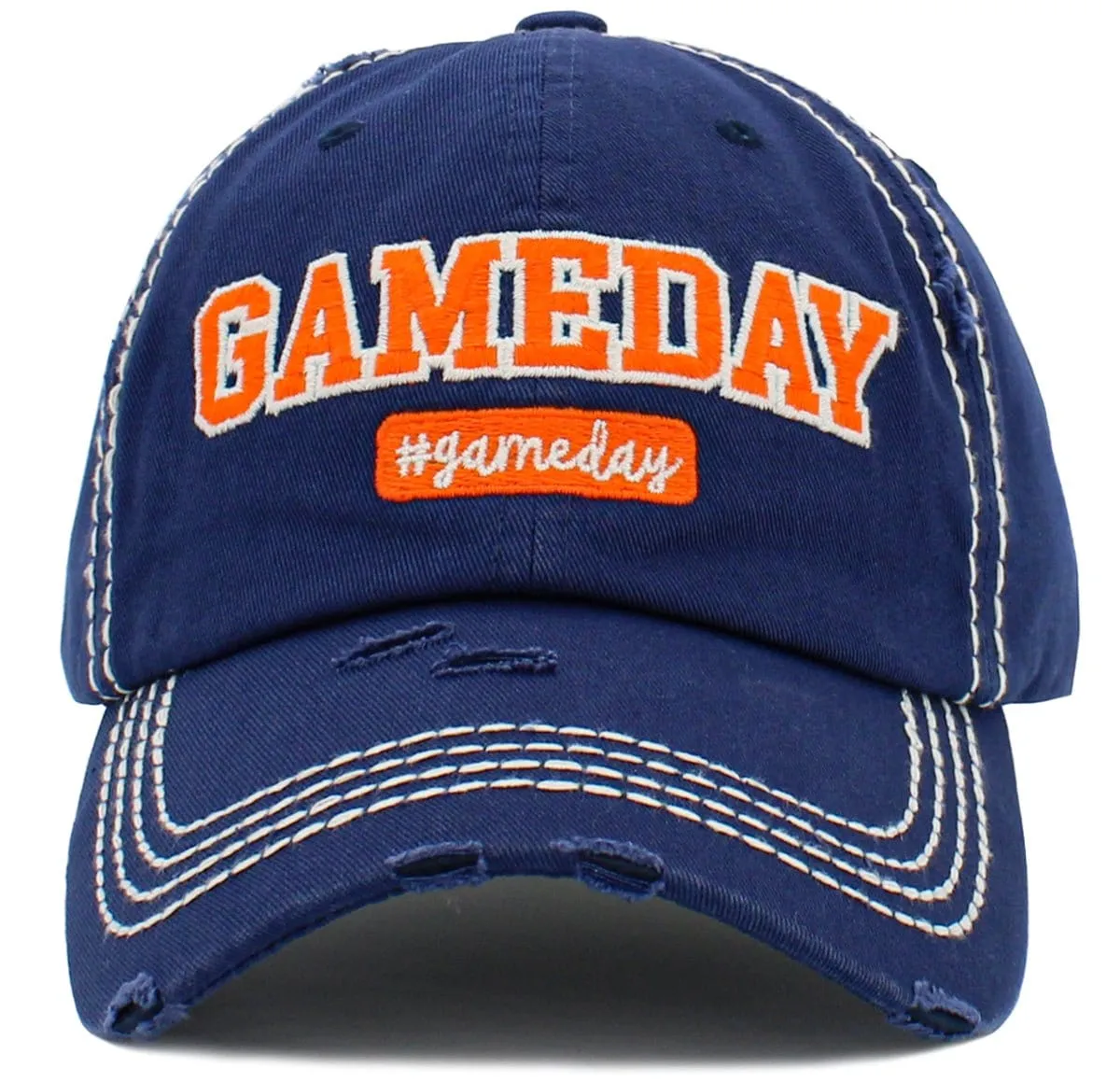 KBV1454 "Game Day" Washed Vintage Ballcap Hat