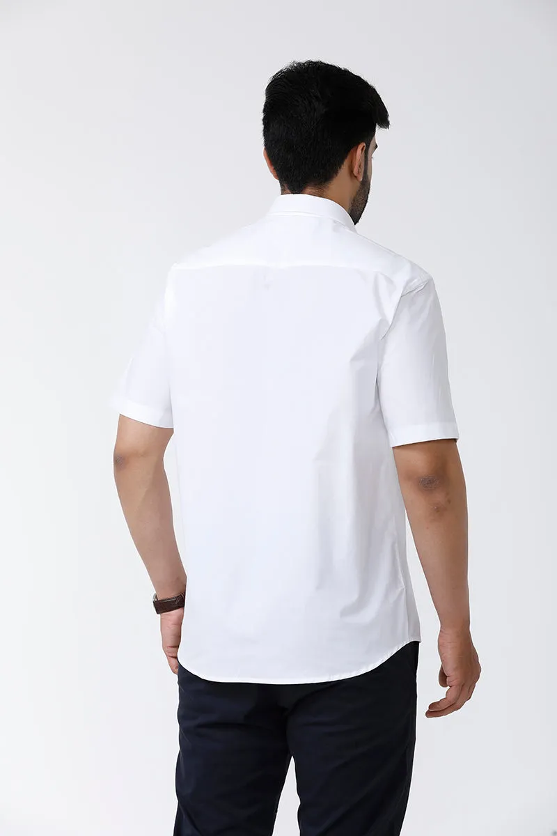 Liberty - 100% Cotton Formal White Shirts For Men | Uathayam