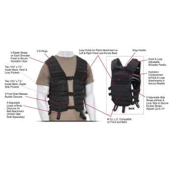 Lightweight MOLLE Utility Vest