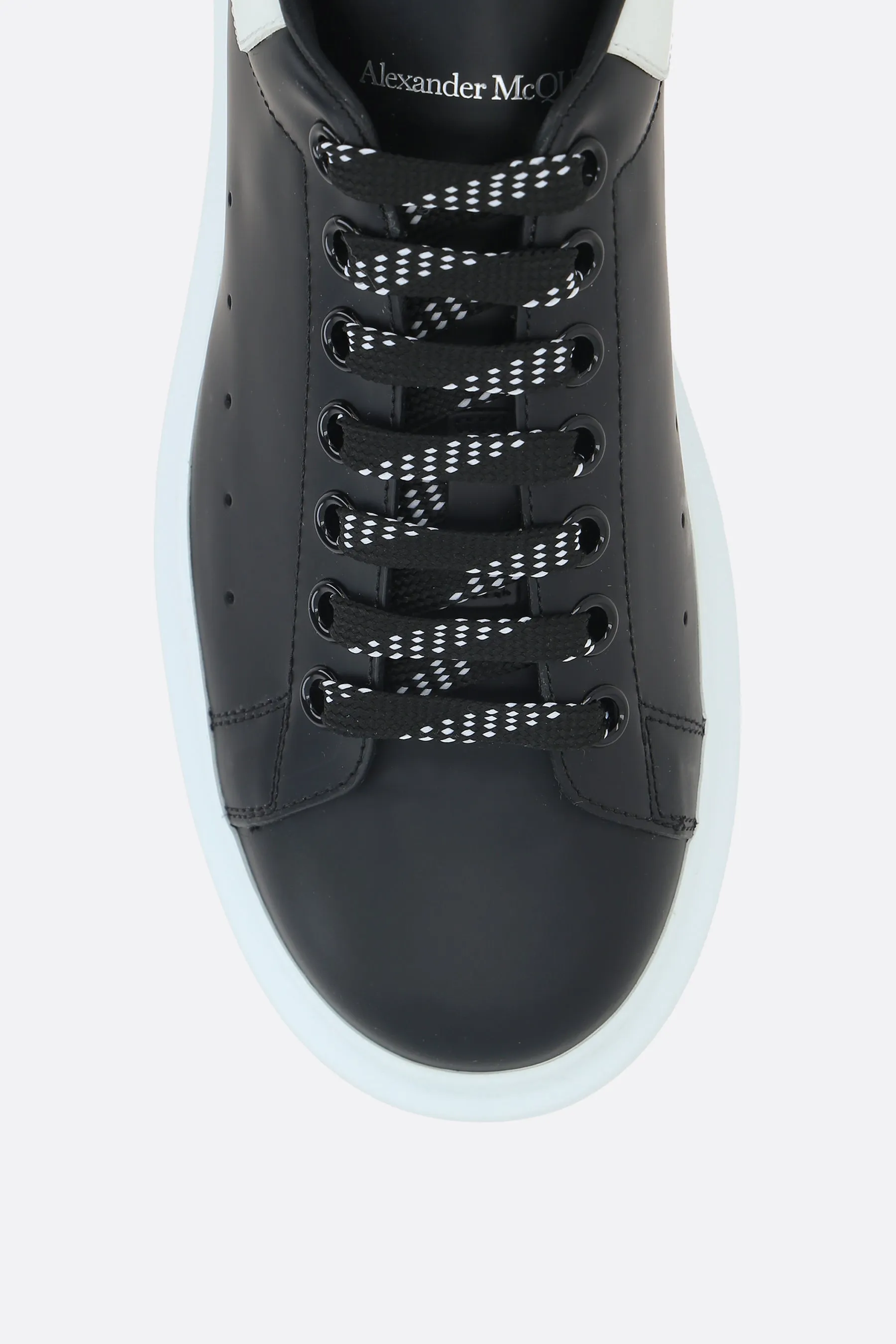 New-Tech Leather Oversized Sneakers