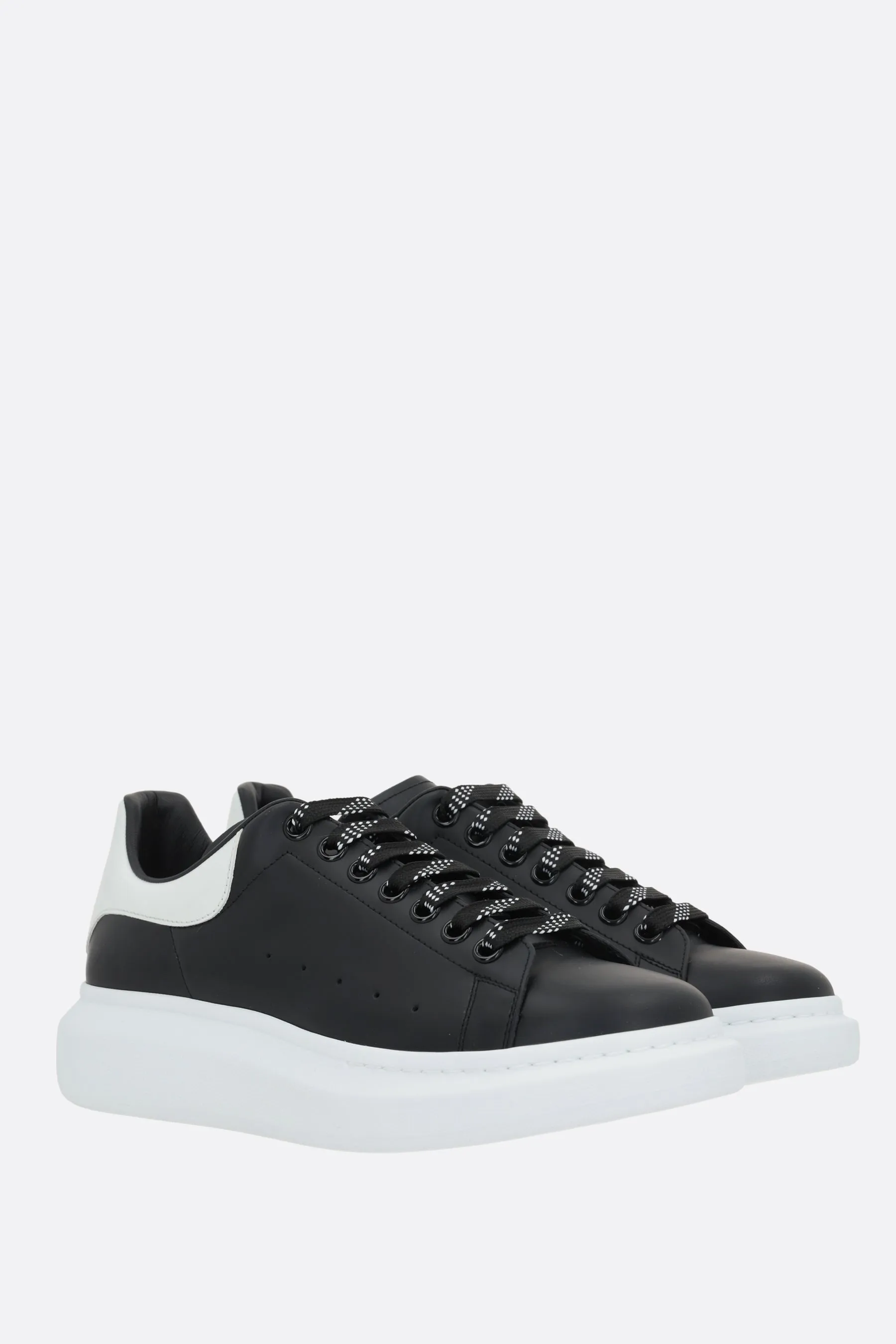 New-Tech Leather Oversized Sneakers