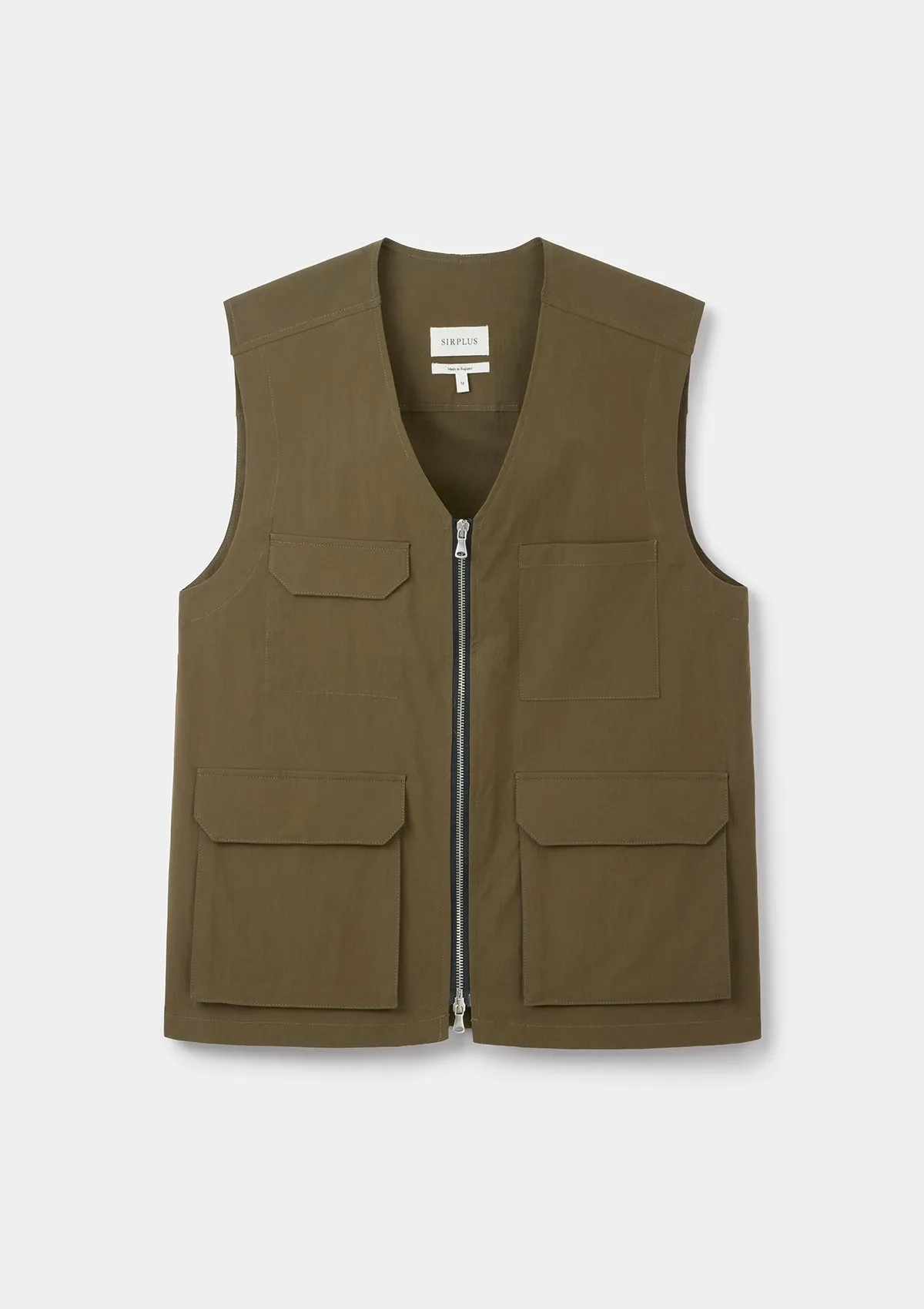 Olive Utility Gilet