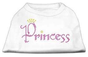 Princess Rhinestone Shirts White L (14)