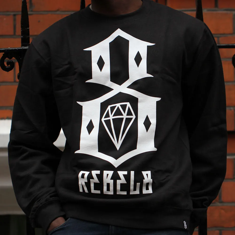 Rebel8 Logo Sweatshirt Black