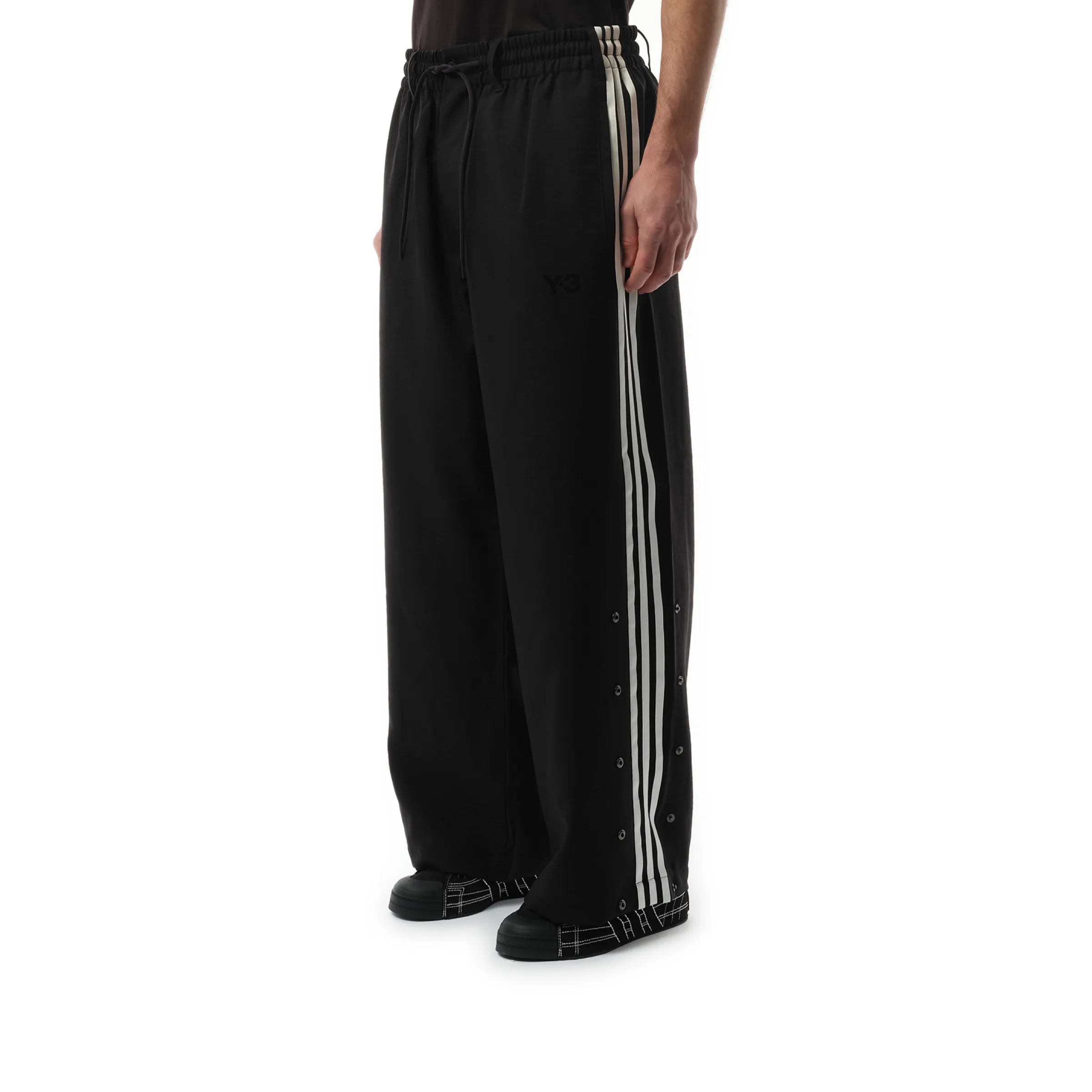 Sports Uniform 3 Stripe Pants in Black