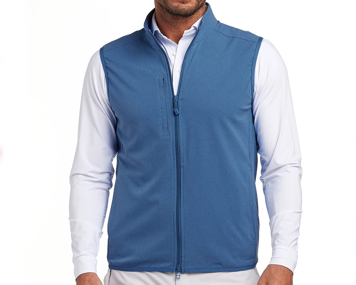 The Ventura Vest: Maidstone Blue