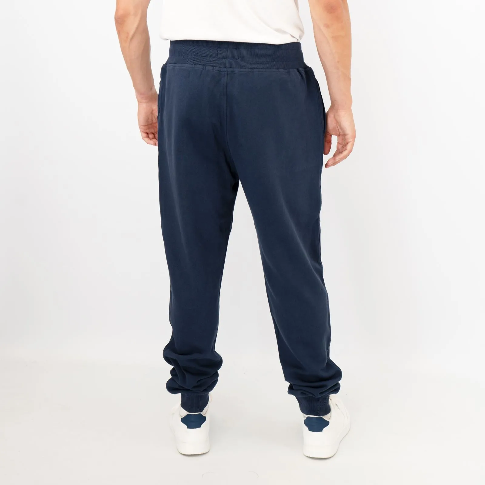 True Religion Mens Joggers Navy Blue With Gold Details