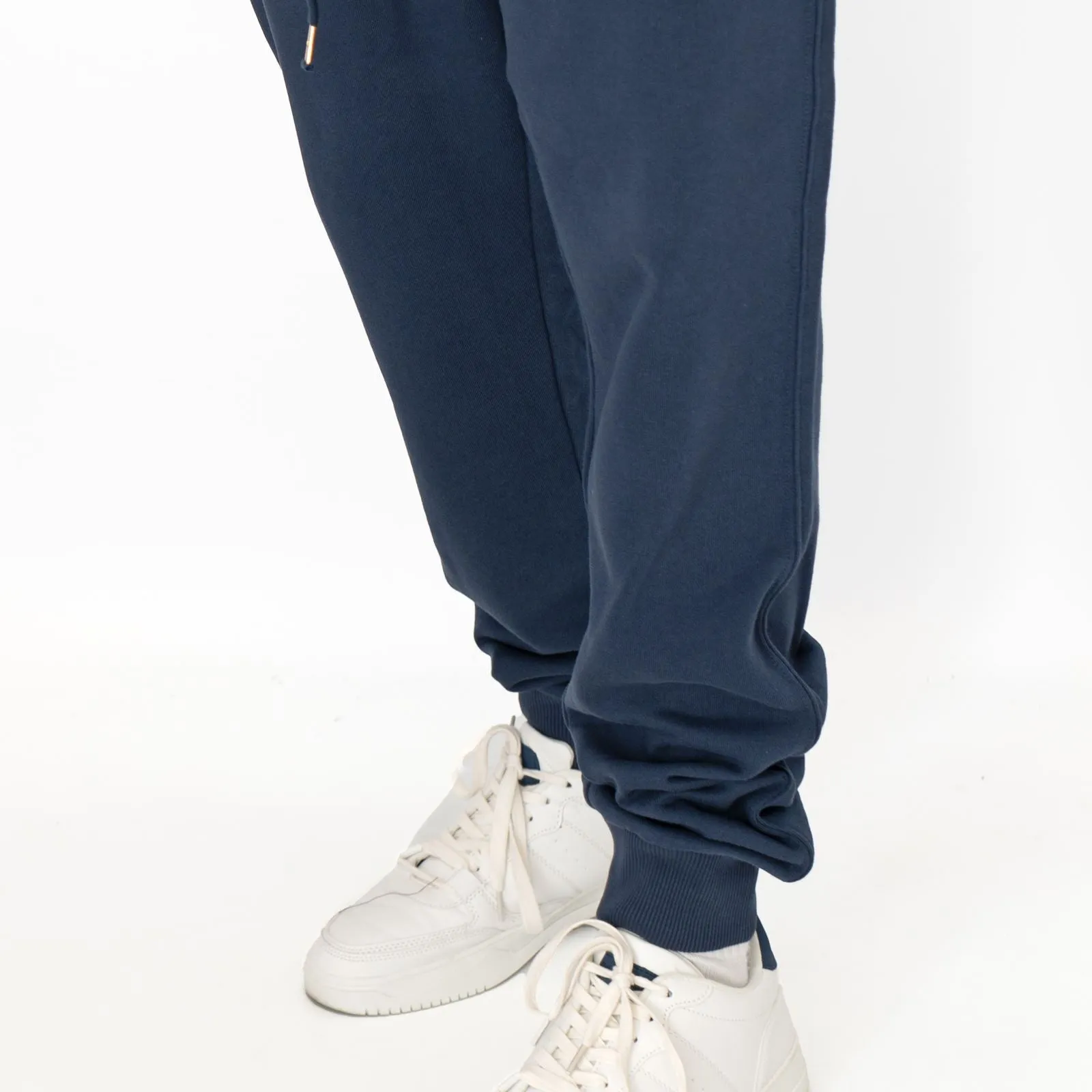 True Religion Mens Joggers Navy Blue With Gold Details