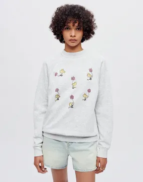 Upcycled "Woodstock" Sweatshirt - Heather Grey